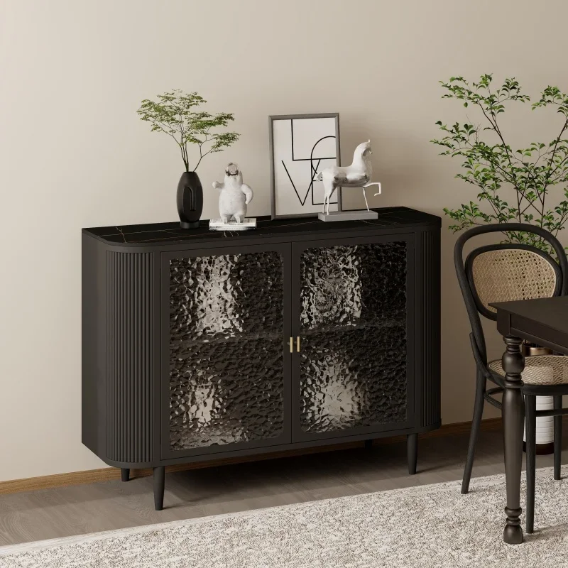 

Органайзер-витрина черный, шкаф со стеклянными ящиками, стеллаж для хранения, обувница, буфет, тумба для прихожей и гостиной, мебель