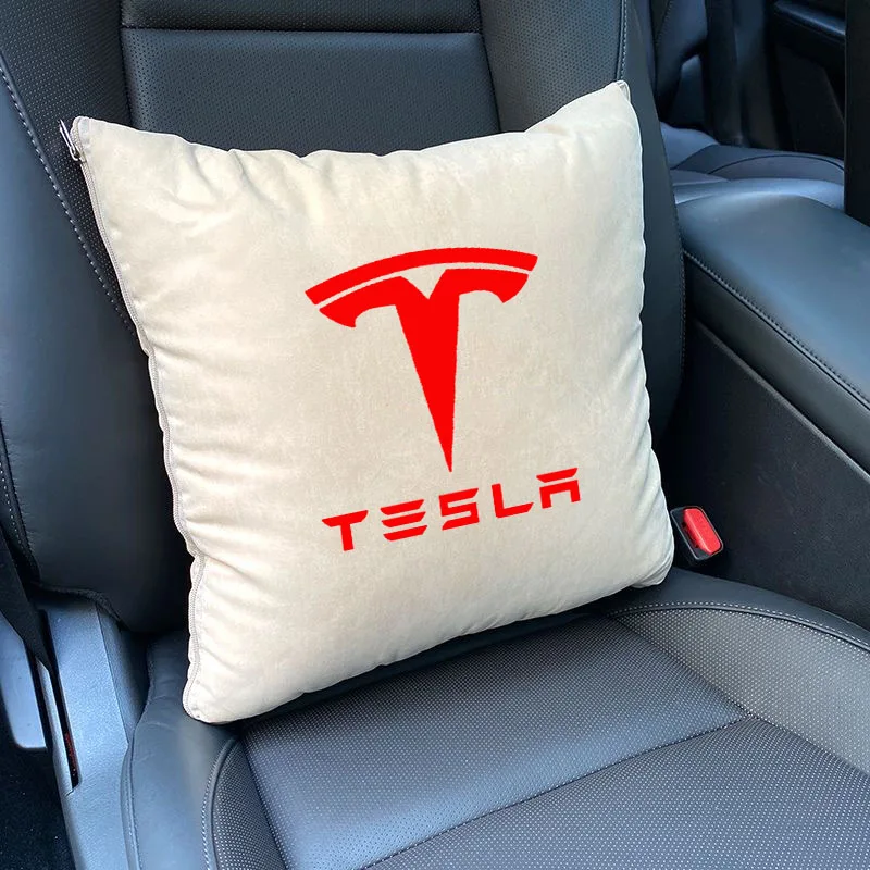 Cuscino da tiro trapunta per sedia da auto trapunta per cuscino a doppio scopo pieghevole due in uno per accessori per auto tesla model 3 X S Y