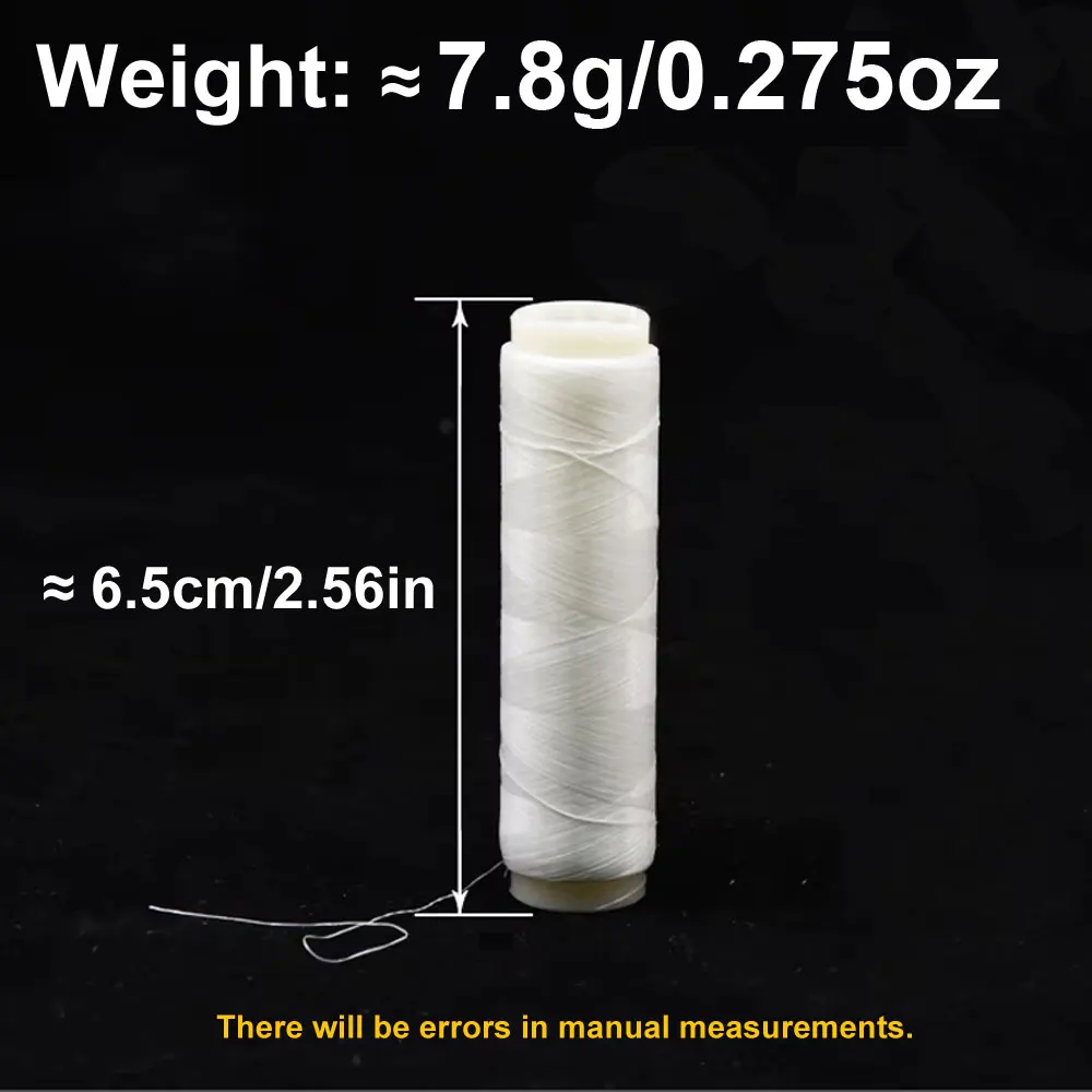 10 Stück/Box PJ-1/2/3/4/5/7 Hochfester Polyester-Ködergummi-Faden auf Spule für Meeresfischerei, elastische Köderleine – Detail 5