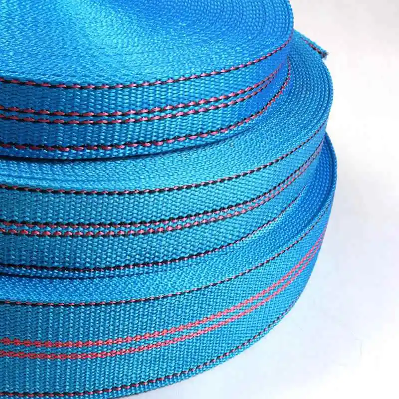 Thiened Nylon Webbing Strap Cloth Rope Braided Belt Flat Rope Strap Canvas Strip Binding Durable Wear-resistant
