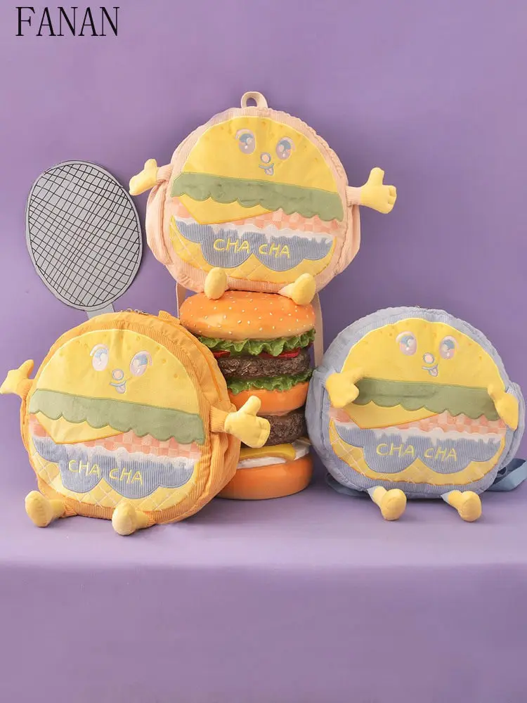 

Original Cute Cartoon Women's Backpacks Large Capacity Casual Backpack 2026 New Niche Junior High School Girls' School Bag