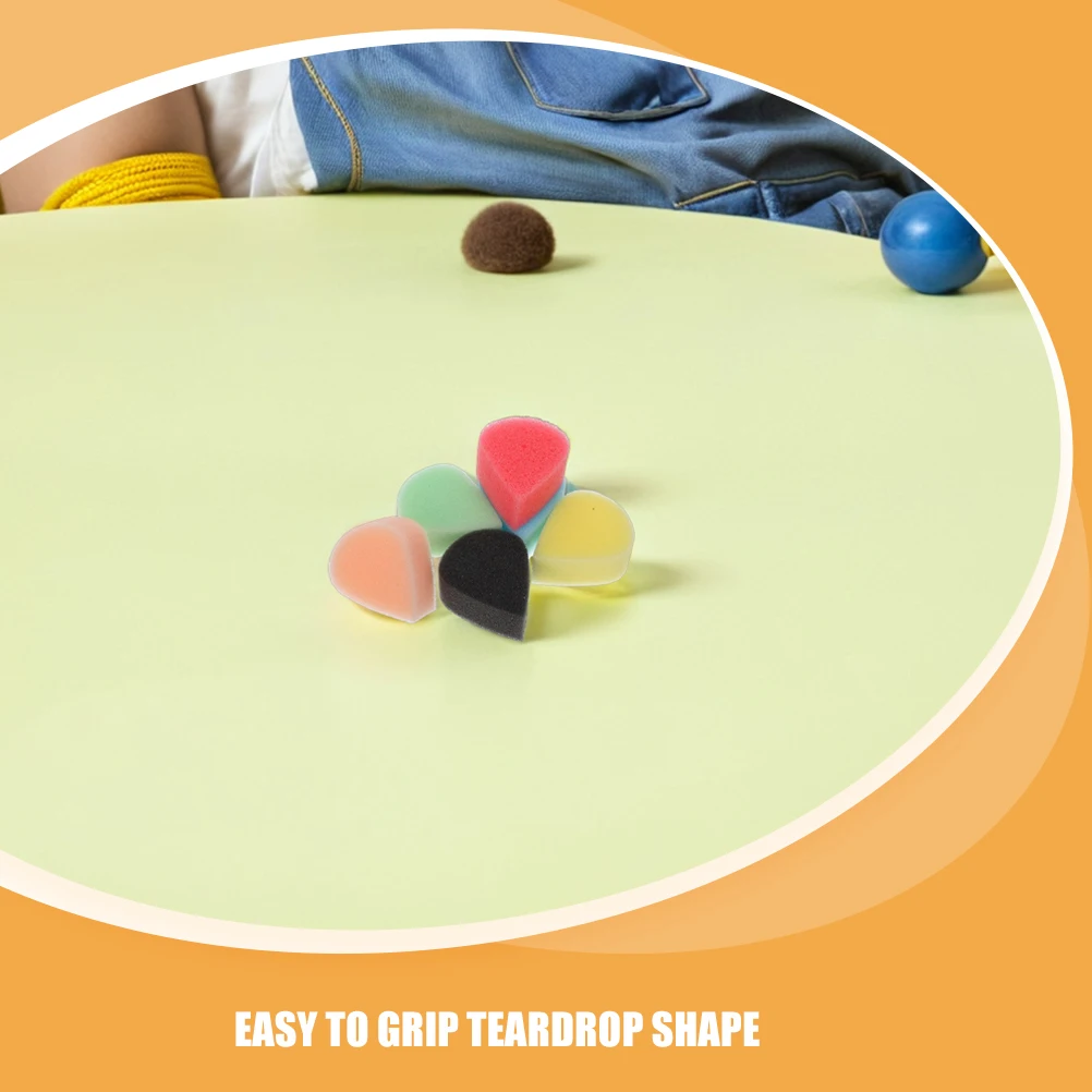 30 قطعة من إسفنجات طلاء الوجه على شكل دمعة عالية الامتصاص وقابلة لإعادة الاستخدام لحفلات الفراقات الفنية #6