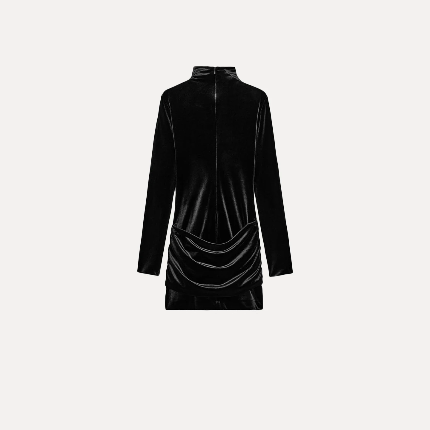 Faionable ort Dr مع حزام خريف 2025 ملابس نسائية عصرية Sle ياقة عالية سليم صالح طويل Sve Daily Dr #4