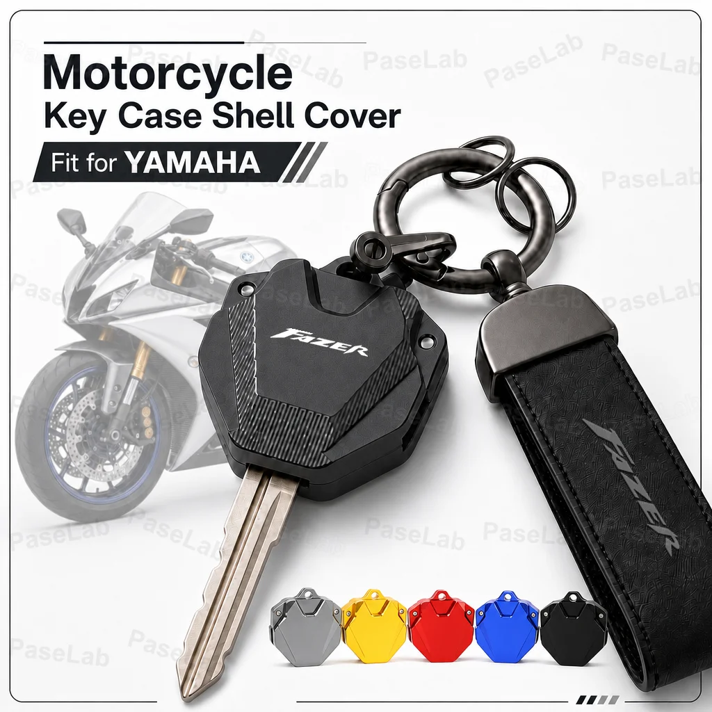 For YAMAHA FAZER FZ1 FZ6 FZ8 FZ 1 6 8 FAZER125 Motorcycle Keychain Key Shell Key Case Cover Key Chain Keyring CNC Accessories