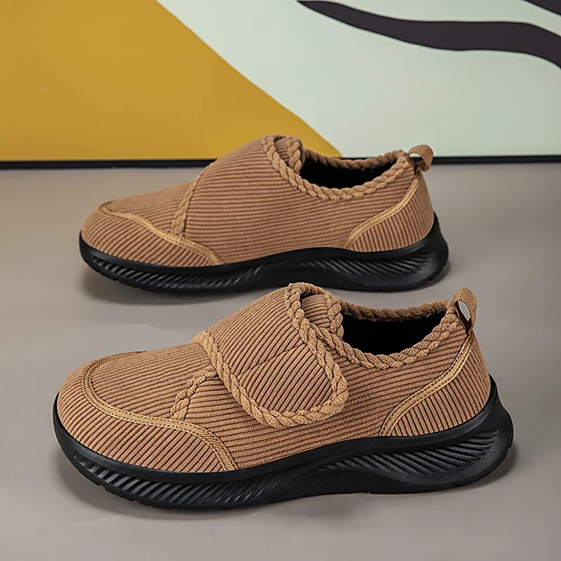 

Men's and Women's Winter Casual Wide-toe Cotton Shoes with Fur Warmth Snow Boots and Cotton Boots for The Elderly Zapatillas