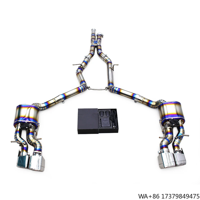 

OBM Titanium Catback Exhaust System for Mercedes-Benz CLS63 AMG W218 5.5T 2013-2017 Exhaust Pipes with Valvetronic Muffler Pipe