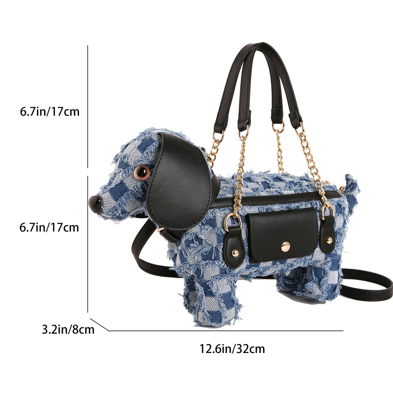 2026 New Personalized Creative Handbag Cute Animal Doll  Bag Lady Girls Big Dog Shape Crossbody Phone Purse Fashion Clutch Bag