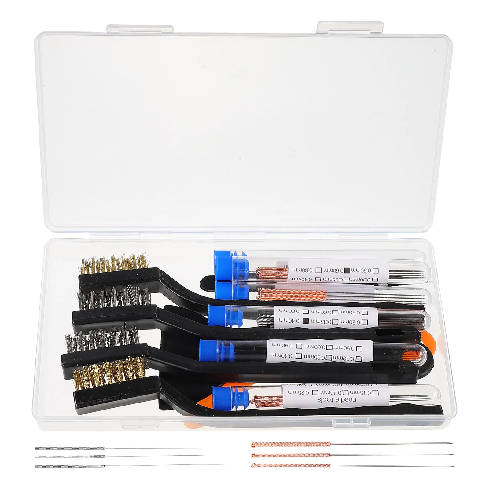 

Набор для чистки 3D-принтера: полный комплект для обслуживания, иглы, пинцеты, насадки, аксессуары для сглаживания краев, очиститель для 3D-принтеров