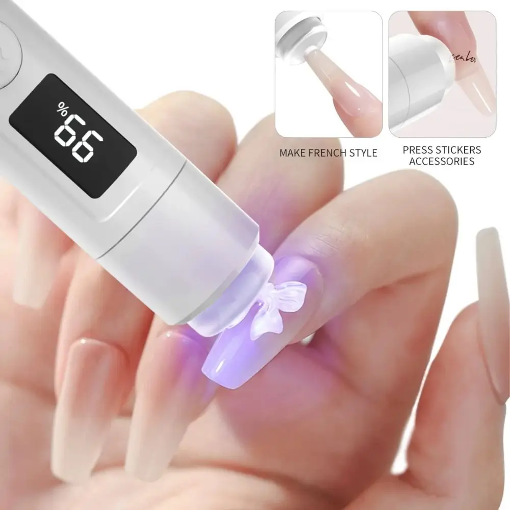 New Portable Mini Led Nail Lamp Multi-function Handheld Mini UV Led Lamp Mini Nails Dryer Cordless Resin Light Therapy Lamp