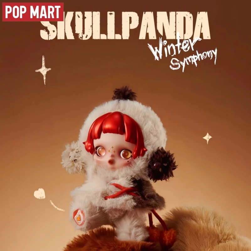 

New Hot Selling Genuine Stock Popmart Skullpanda Winter Music Series Sp Surprise Blind Box High-Quality Desktop Decoration Gifts