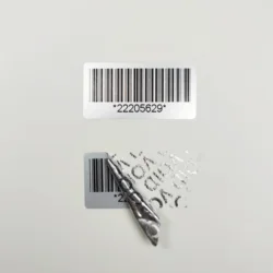 100PCS warranty sticker 30X15mm security seal tamper-proof Tear invalid serial number barcode anti-counterfeiting sticker