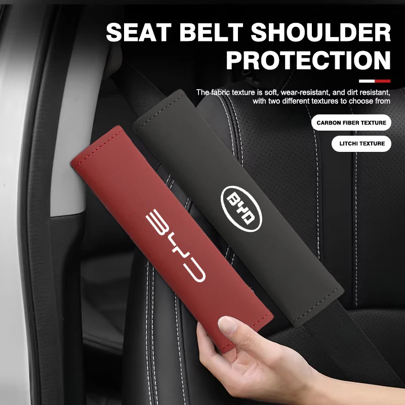 2Pcs Leather Car Se… - image