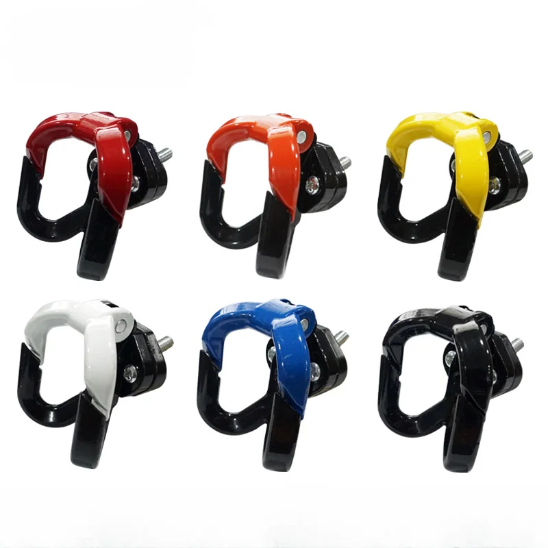 Motorcycle Handlebar Storage Hook Scooter Luggage Bag Hanger Helmet Claw Hook Storage Bag Holder Aluminum Alloy Easy to Install