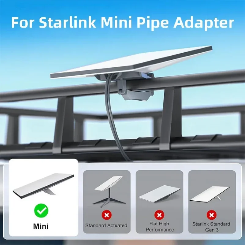 For Starlink Mini High Quality Roof Mount Aluminum Starlink Mini Car Mount for Starlink Mini Saucer RV Yacht and Roof Mounts.