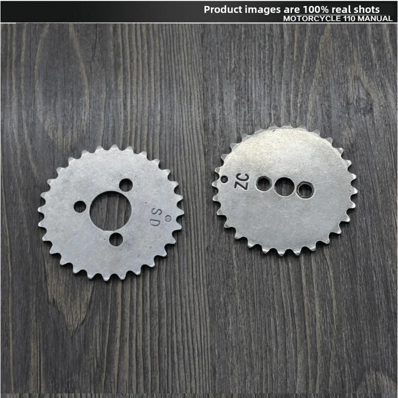 Cocok untuk puli camshaft Jialing 70, puli camshaft sepeda motor DY100 Longxin 90, roda gigi camshaft Taihonda 110