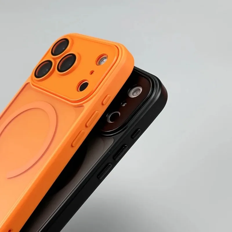 Luxuriöse Durchsichtige Panzerhülle für iPhone 17 16 15 14 13 Pro Max 18Pro mit Magsafe Magnetischer Stoßfester Abdeckung für iPhone 17 Pro Max – Detail 5