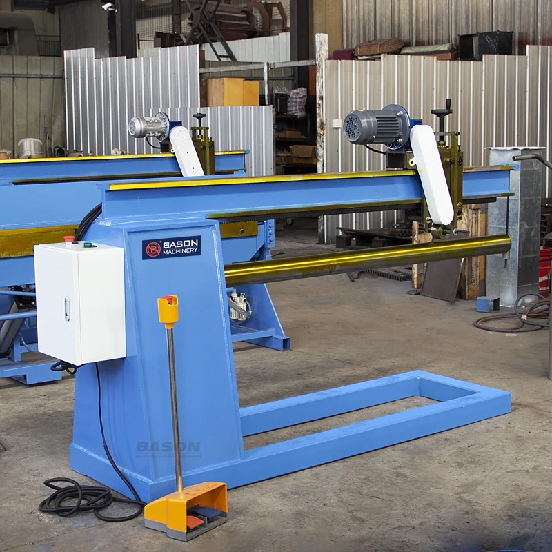 BSMT New HVAC Duct Round Tube Making Machine with Seam Closing & Locking Function Construction Equipment