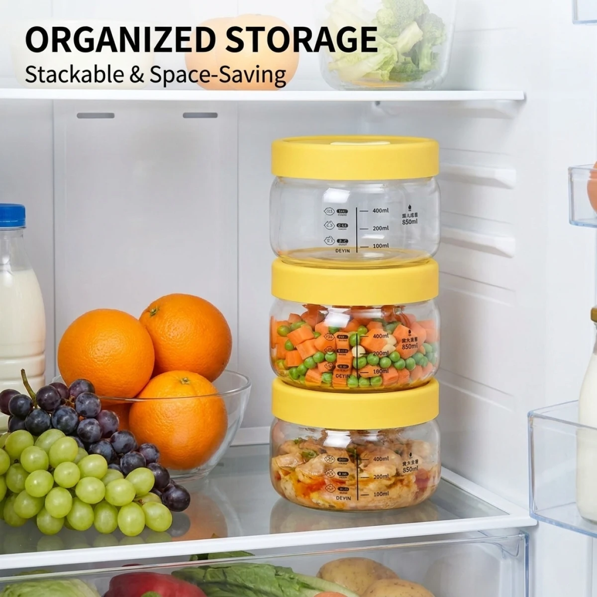 Borosilikatglas Mahlzeitvorber – Meal Prep Yellow Bewertung und Preis