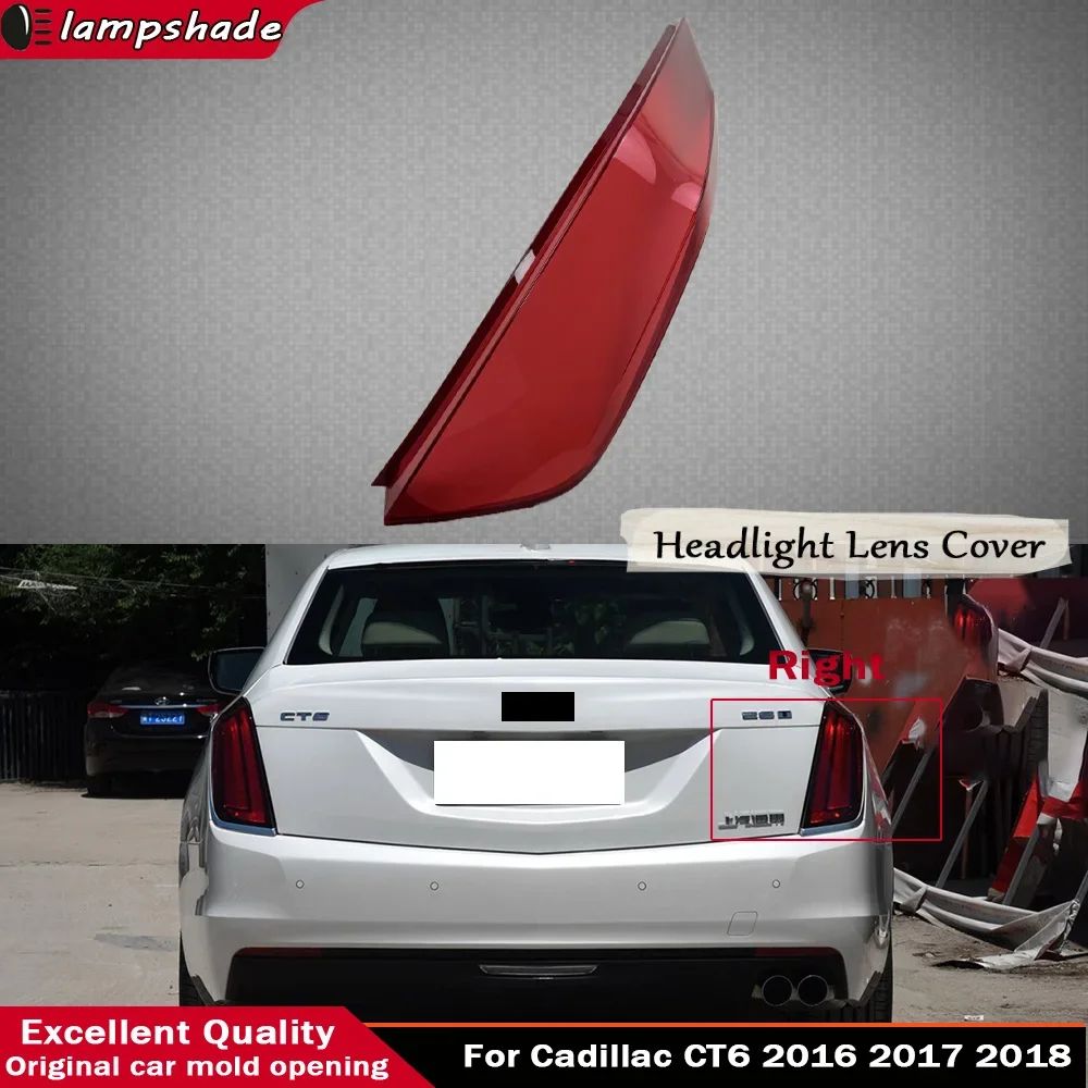 

For Cadillac CT6 2016 2017 2018 Outer Taillight Shell Tail Lamp Cover Turn Signal Stop Light Mask Replace Original Lampshade