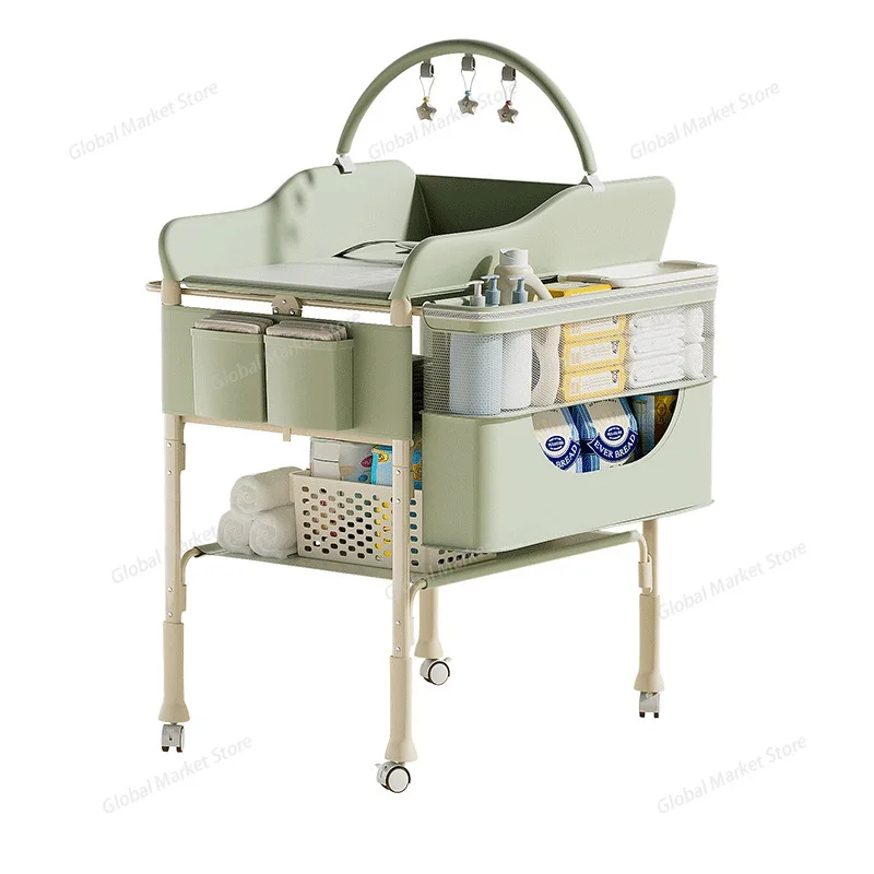 

Diaper table Baby care table Bathing integrated newborn bed Diaper change Multifunctional massage Touch Foldable