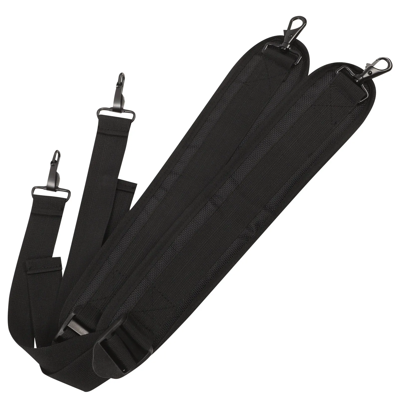 

2Pcs Adjustable Instrument Case Strap Extended Breathable Padded Shoulder Strap Replacement for Guitar Violin Bag