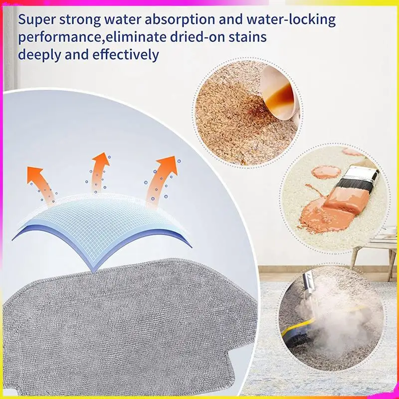 M04K 21 Uds repuestos Cepillo Lateral principal filtro Hepa paño de mopa para Xiaomi Robot aspirador S10/S12 B106GL