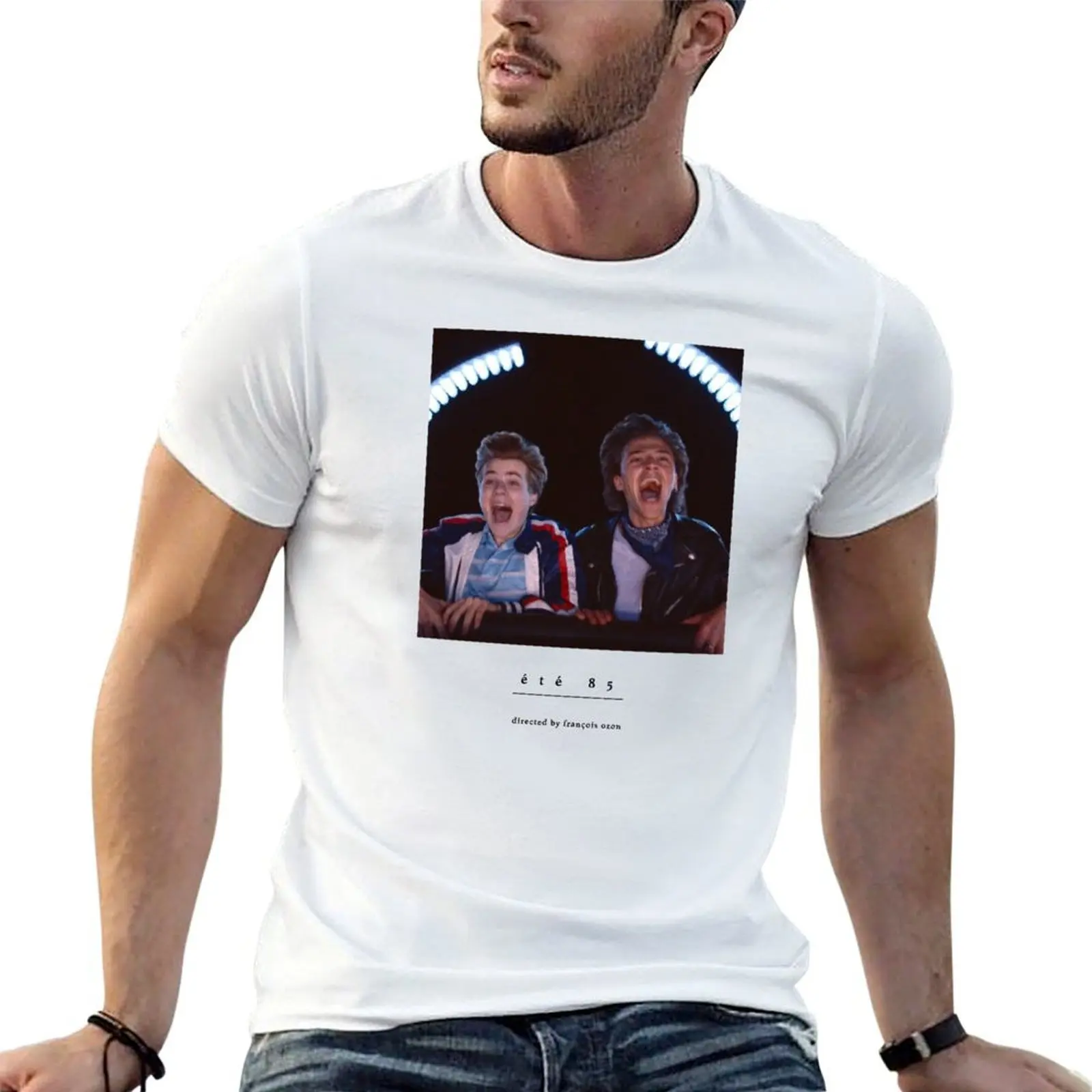 Ete 85 (Francois Ozon) Sommer 85 Französisches Kino, Frankreich T-Shirt Essential T-Shirt Herren T-Shirt Baumwolle 100 % T-Shirt