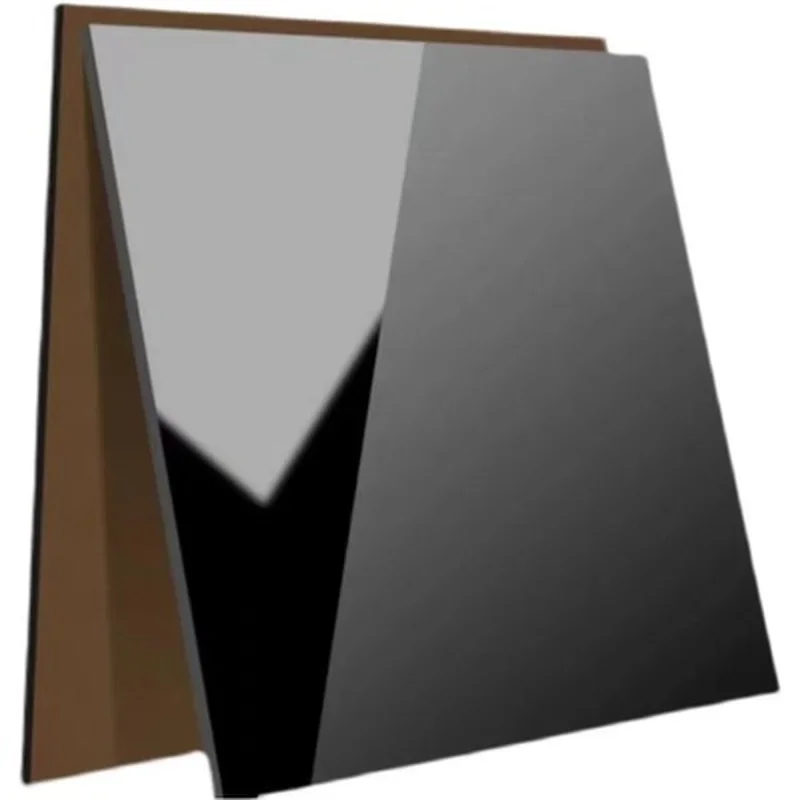 Acrylic Board Glossy Pure Black Plexiglass Plastic Sheet Organic Glass Polymethyl Methacrylate 200mm*200mm