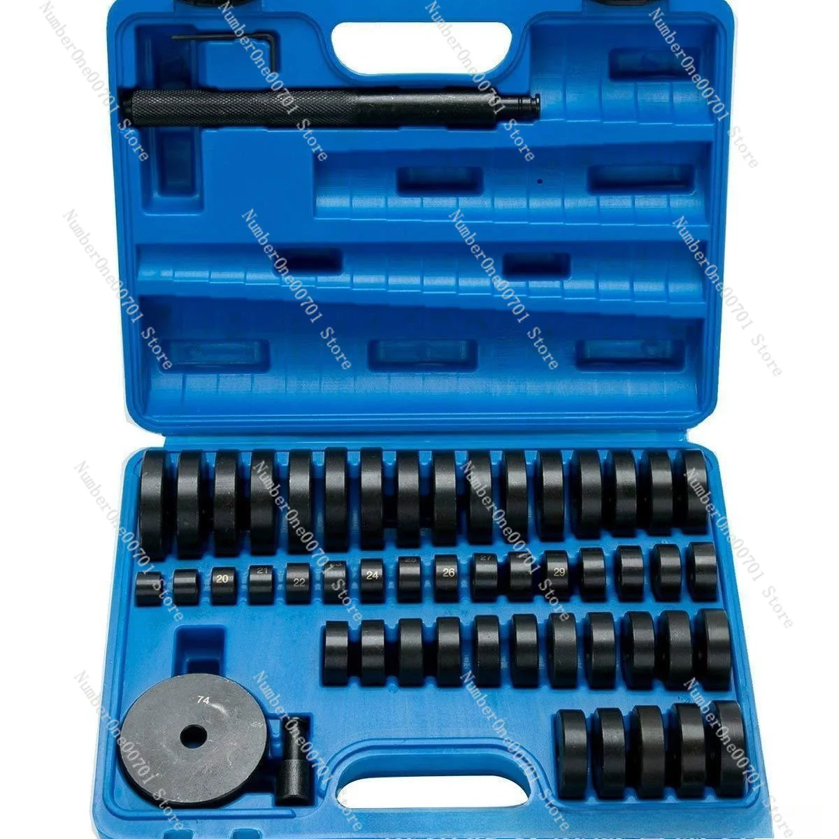 51Pcs Bearing Bushing Removal Tool Kit, Professional Auto Repair Set for Iron Sleeve Disassembly & Replacement