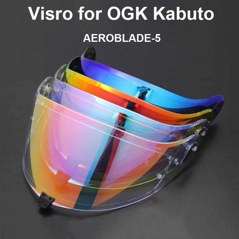 Мотоциклетный шлем OGK Kabuto, аксессуары с козырьком Casco Moto OGK KABUTO-5, закрытый шлем, защита от УФ-лучей, линза