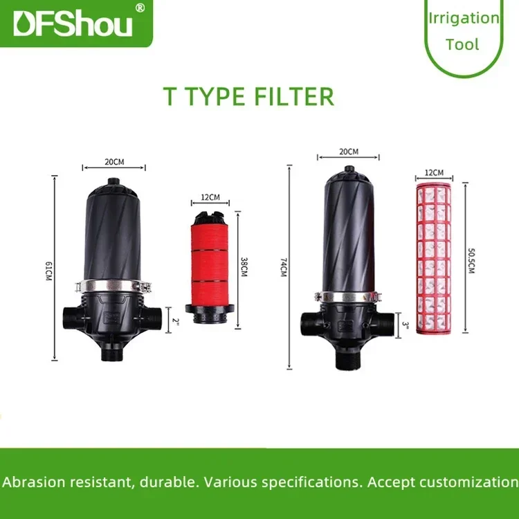 Nawadniania kropelkowego System filtr do oczyszczania filtr dysku z tworzywa sztucznego