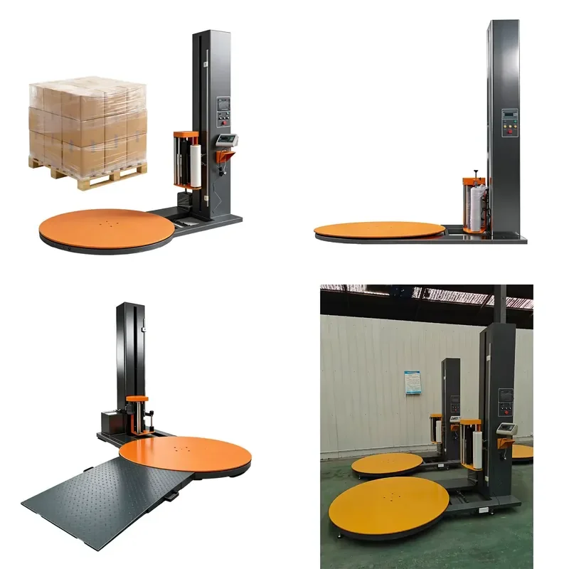 for Customized Automatic Pre Stretch Film Packaging Machine Tray Packer Stretch Wrapping Equipment