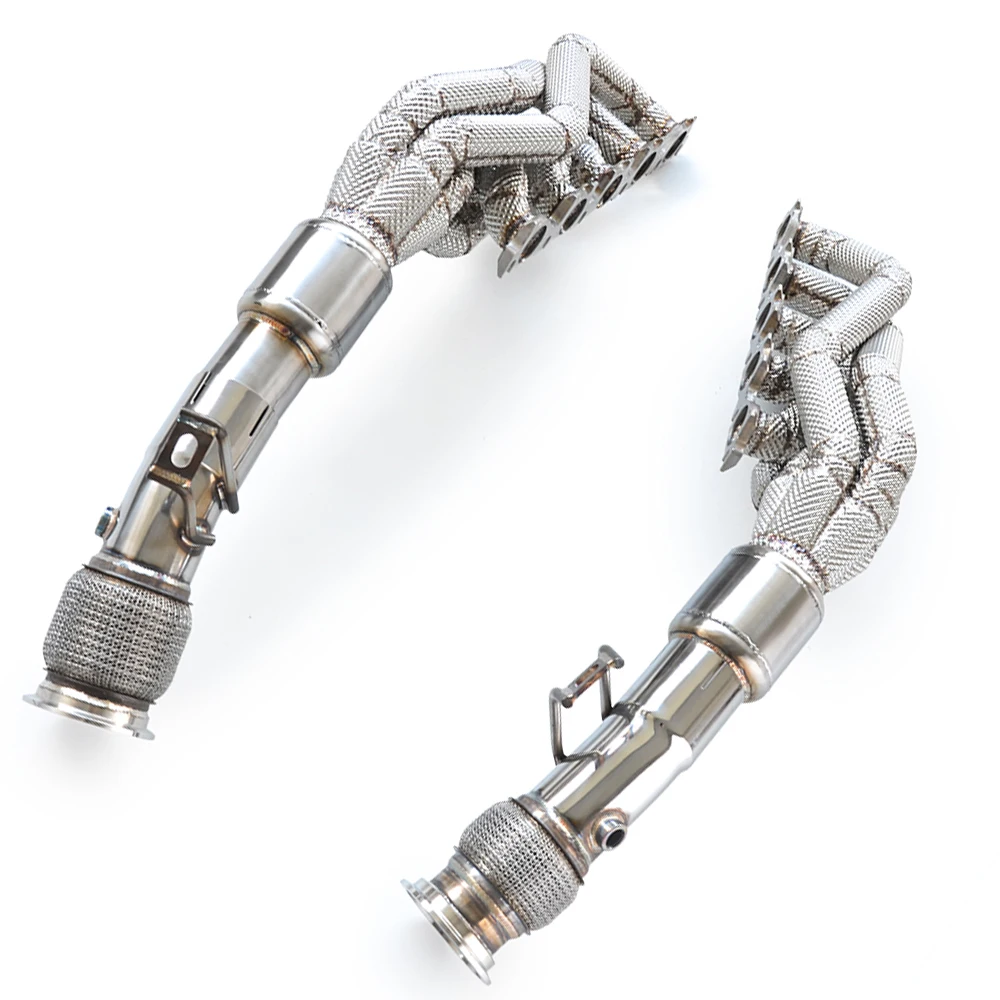 

Suitable for 2010 - 2019 AUDI R8 V10 5.2L, this stainless catless downpipe boosts performance