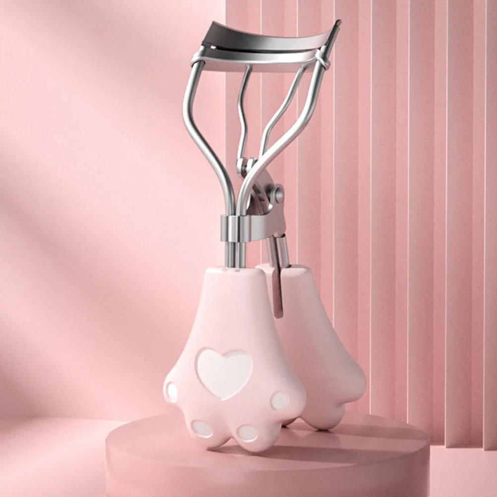 

1Set Eyelash Curl Tool Cat Claw Design Durable Stainless Steel Useful Lash Curler Clip Handy Eyelash Makeup Tool