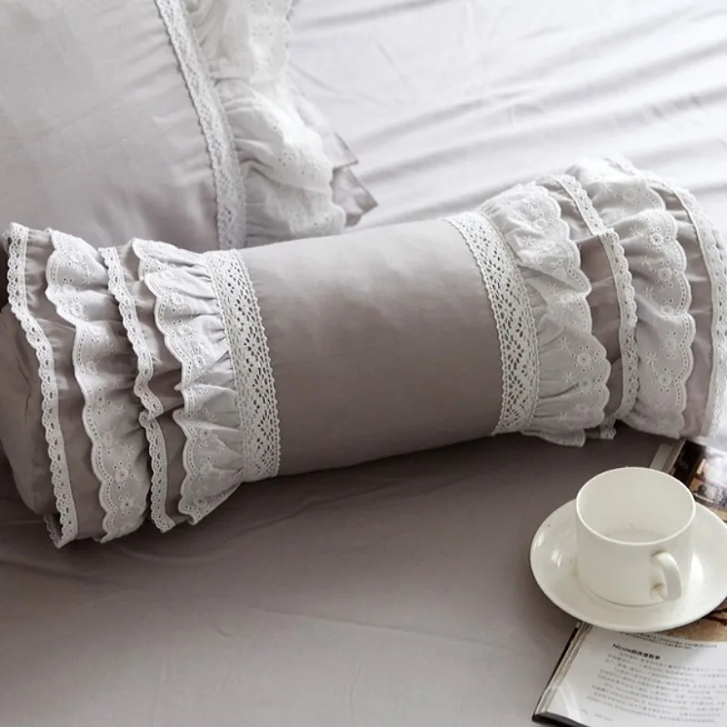 Cute Candy Cushion Cover Home Decor Ruffle Layer Lace Decorative White Pillows Cover Princess Throw Elegant Bedding Sofa Cushion