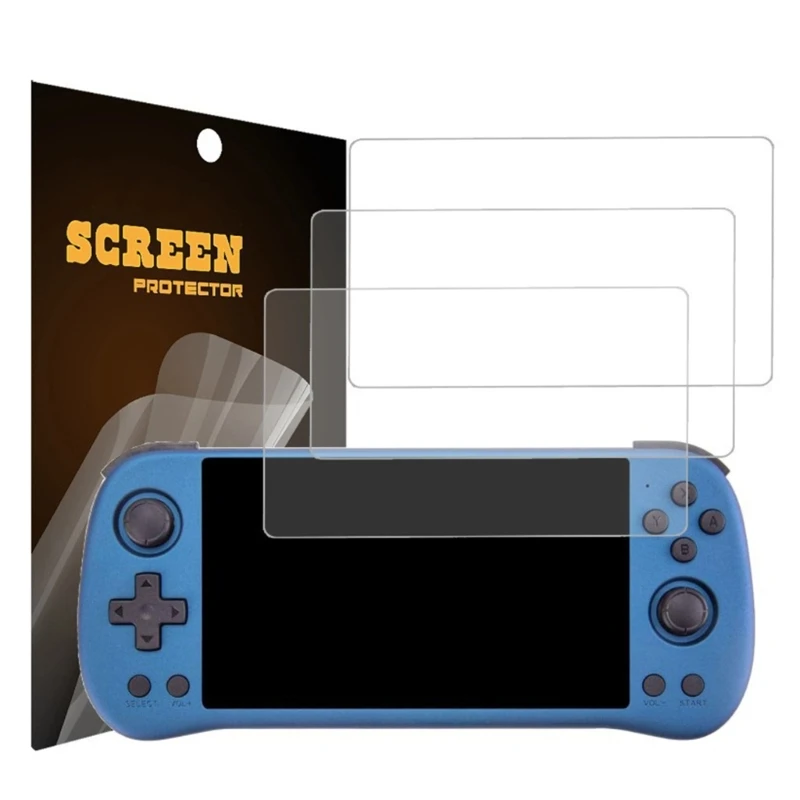 Tempered Glass Film Screen Protector Cover for Powkiddy X55 Game Consoles Scratch Resistant and Easy to Apply Film DropShipping