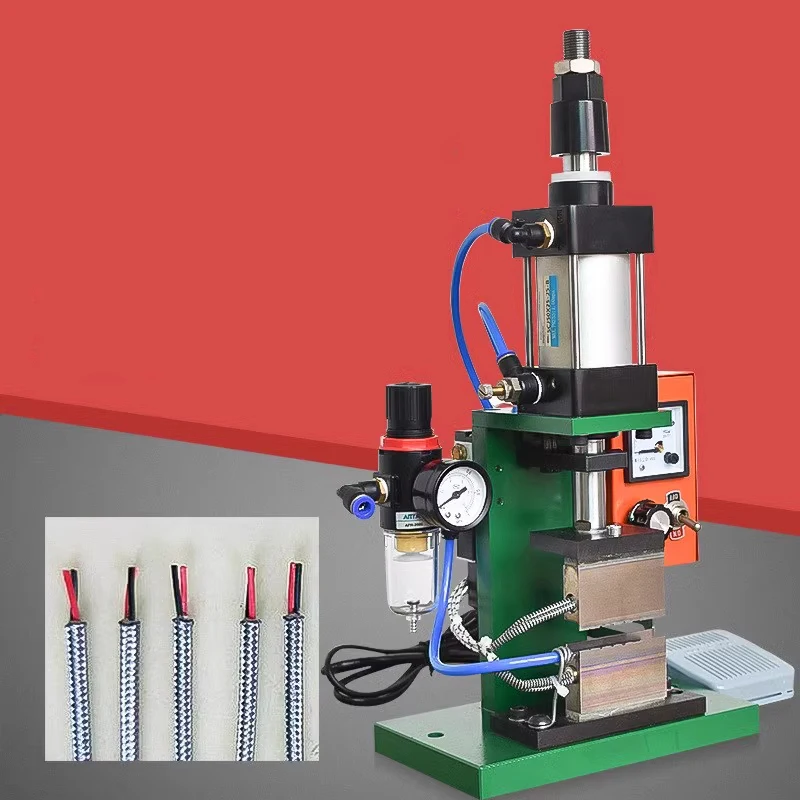 BORX-200C 300 1.5-25mm Hot Peeling Machine Headphone Cable String PC USB Nylon Braided High Temperature Cable Stripper
