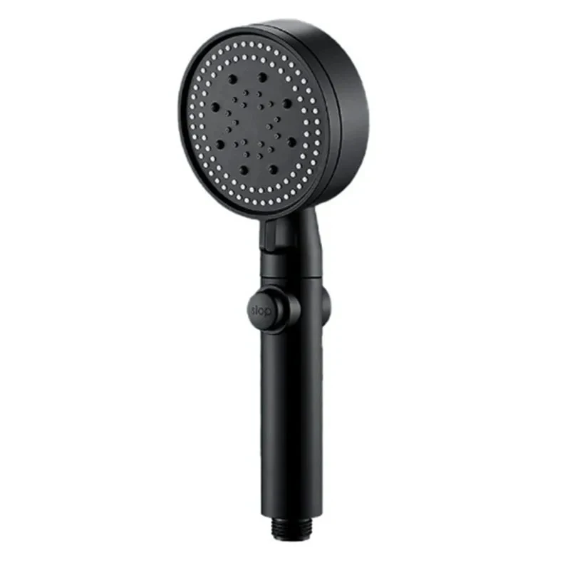 5 Modes Adjustable Shower Head High Pressure Shower One-touch Water Stop Handheld Shower Head Bathroom Accessories