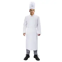 Men's Alfredo Linguini Cosplay Costume Halloween Carnival Movie Theme Party Outfit Tops Pants Apron Hat Headwear