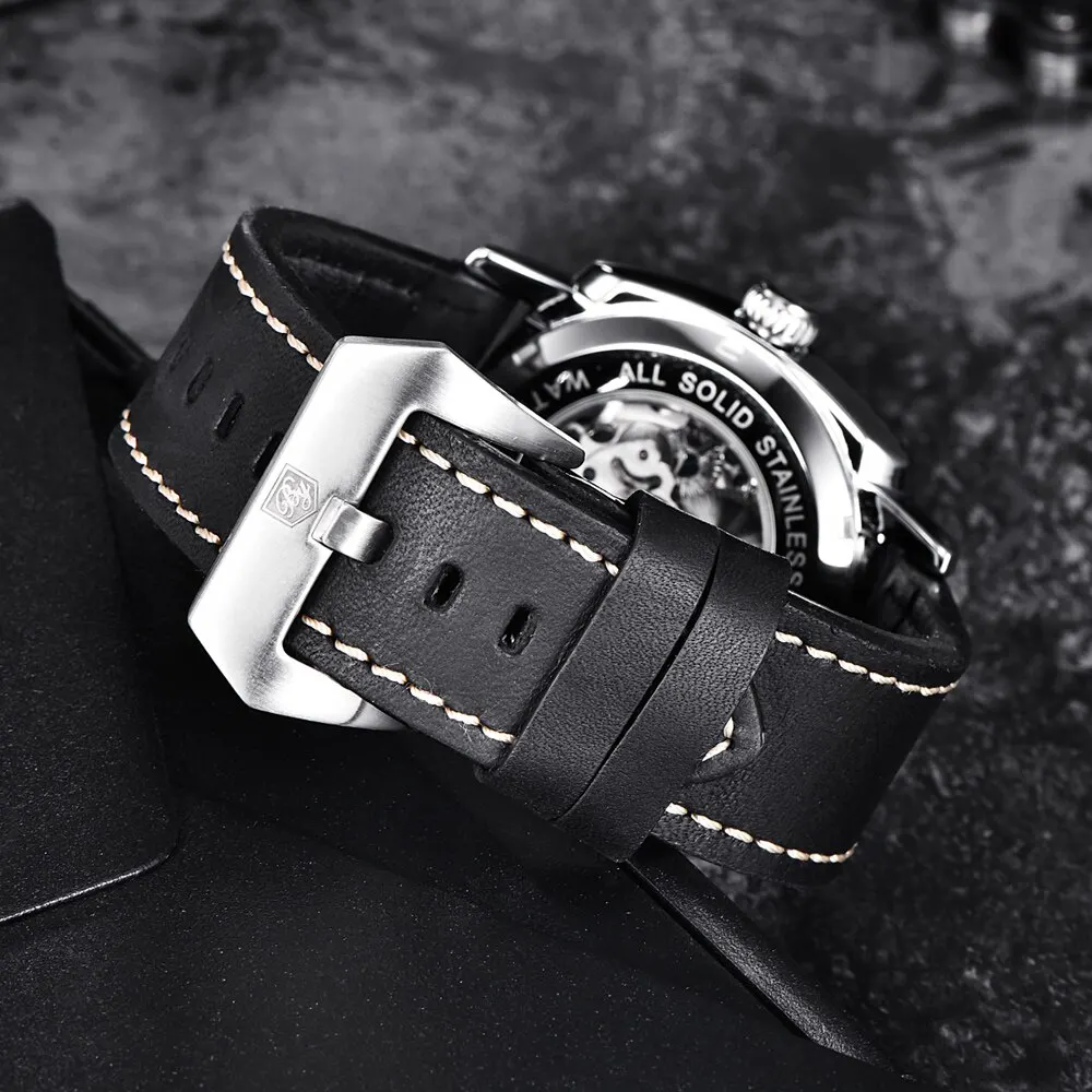 BENYAR Mens Watches Top Brand Luxury Automatic Mechanical Men Business Waterproof Sport Watch Reloj Hombre