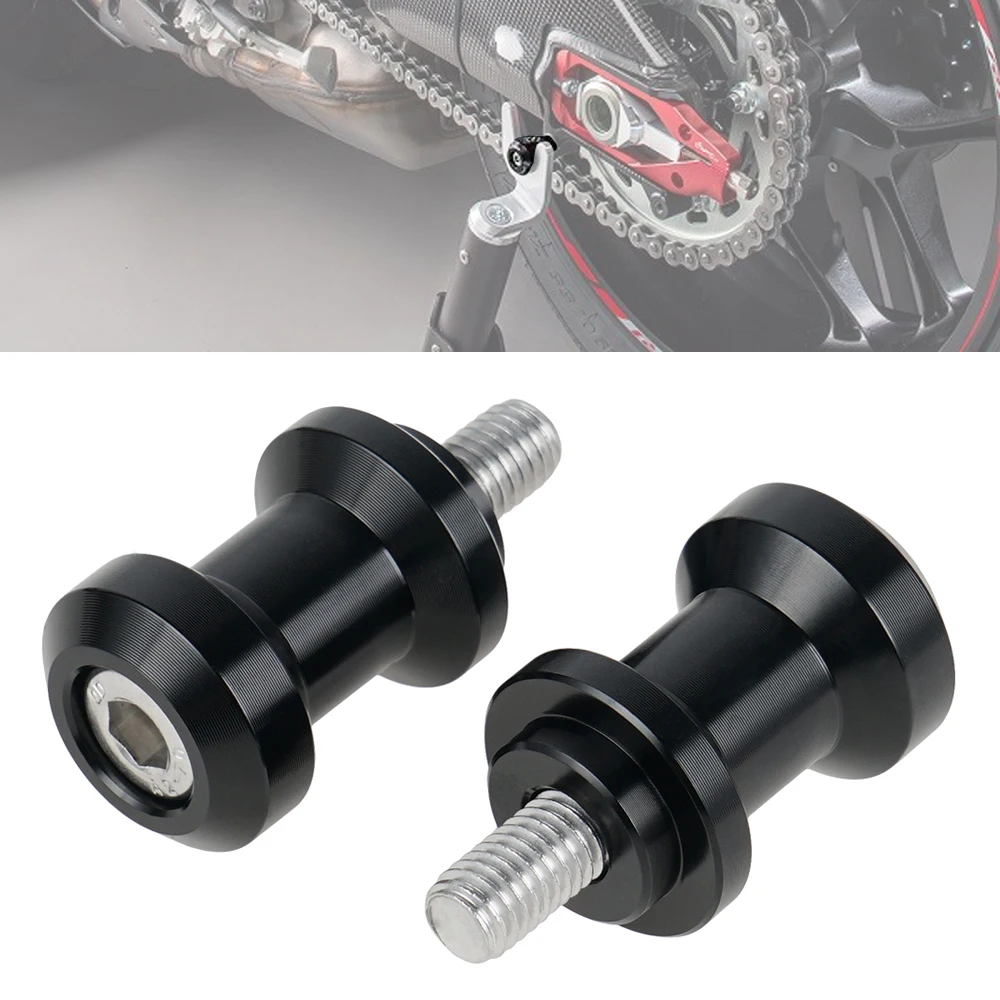 

M10x1.25 Motorcycle Swingarm Sliders Spools for Kawasaki Ninja 250R 88-13 Versys 650 KLE650 08-13 Ninja 650R ER-6F/N 2005-2013