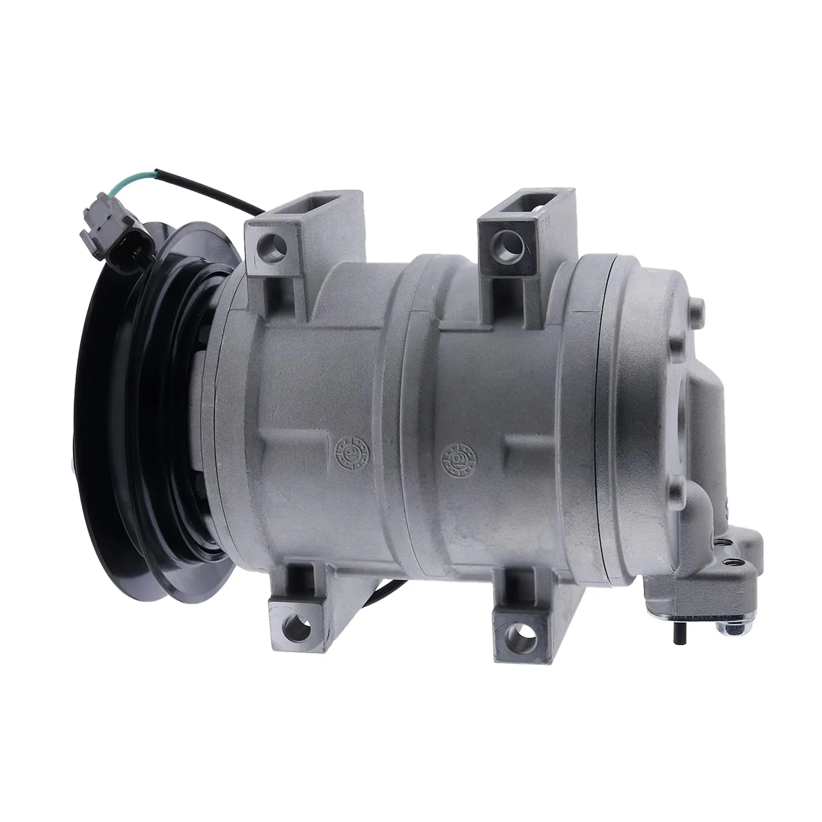 24V A/C Compressor 4719131 4621589 For Hitachi ZX140W-3 ZX145W-3 ZX250W-3 John Deere 120D 135D 160DLC 200DLC 240DLC 270DLC