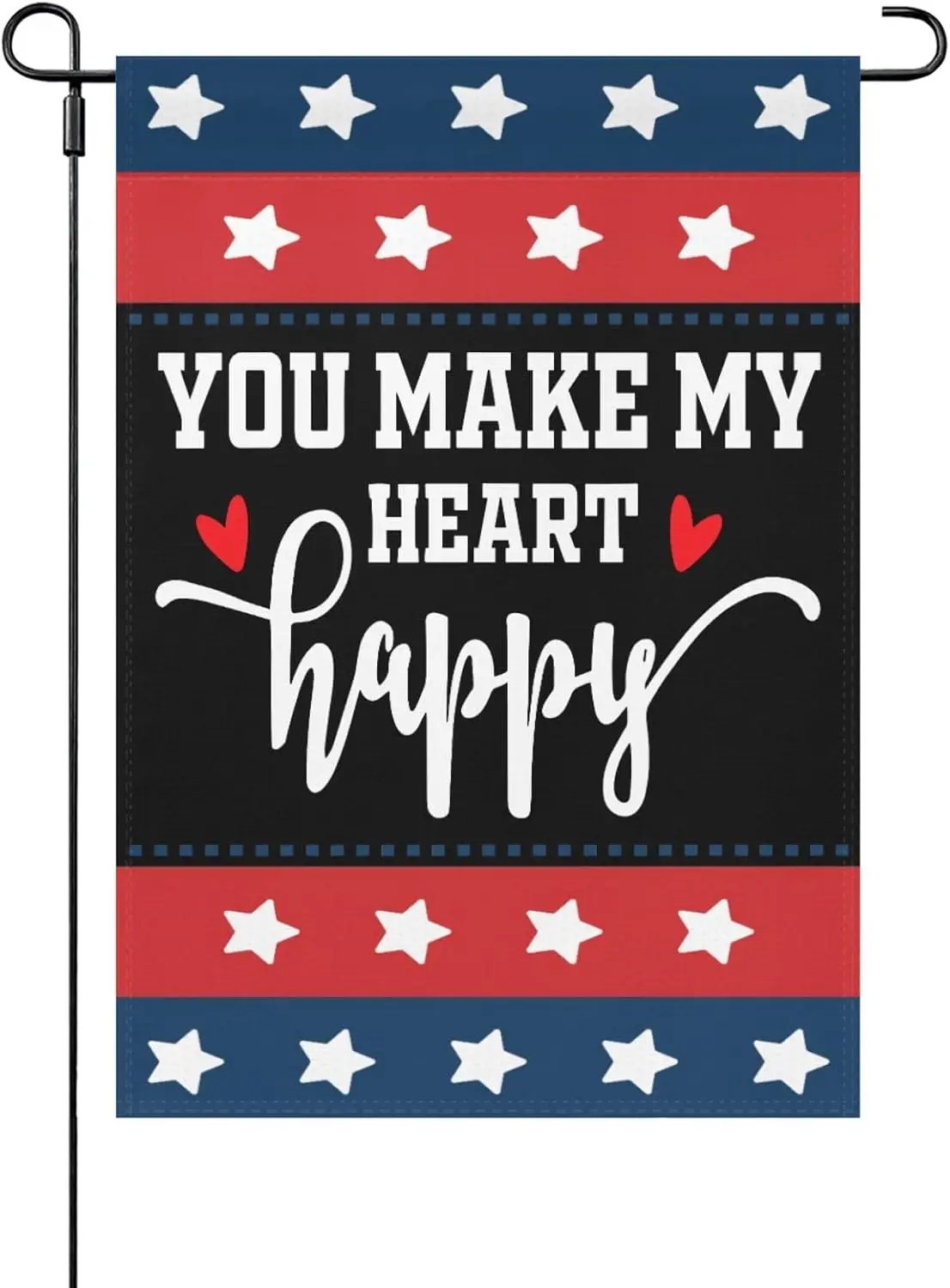 You Make My Heart Happy Kids For Children Small Yard Flag 12x18 Double Sided Cute Garden Flags Rustic Banners LLO LLX uui