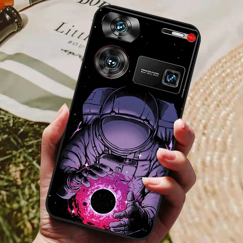 For ZTE Nubia Z60 Ultra Case Phone Cover Wolf Lion Soft Silicone TPU Coques for Nubia Z60Ultra 6.8'' NX721J Shockproof Funda