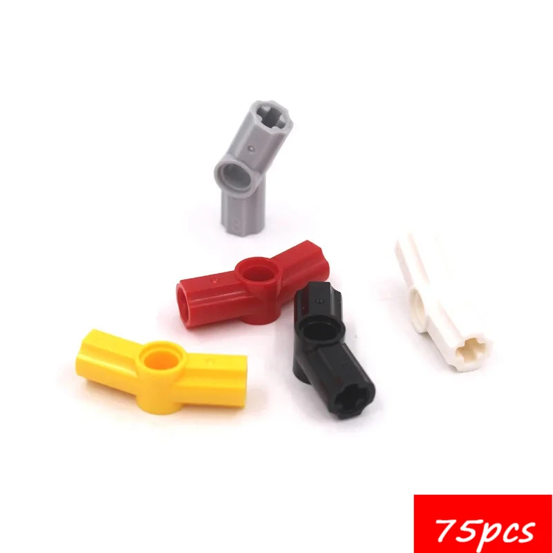 

75PCS High-Tech Assemble Particle 32016 3x157.5 Degree Cross Shaft Building Blocks Kit Replaceable Part Toys For Children Gifts