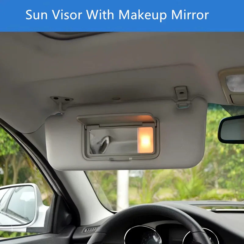 For JAC J4 J5 J6 Heyue B15 Front Sun Visor Accessories With Makeup Mirror Car Accessories With Light 5702030U2090 5702040U2090
