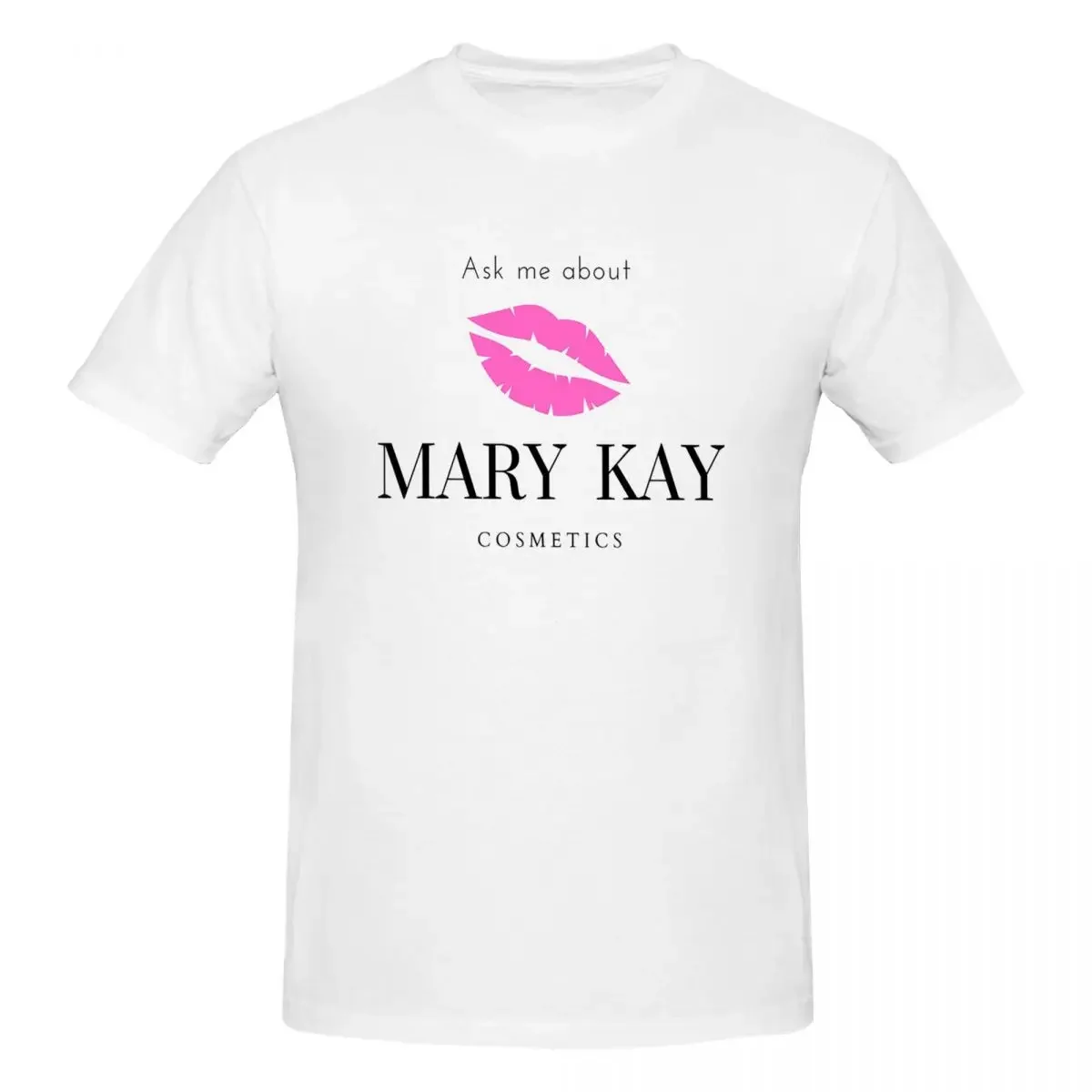 100% Cotton Ask Me About Mary Kay T-shirt Men's Funny Oversized T Shirt Men Round Neck Summer Shirts Tops S-6XL