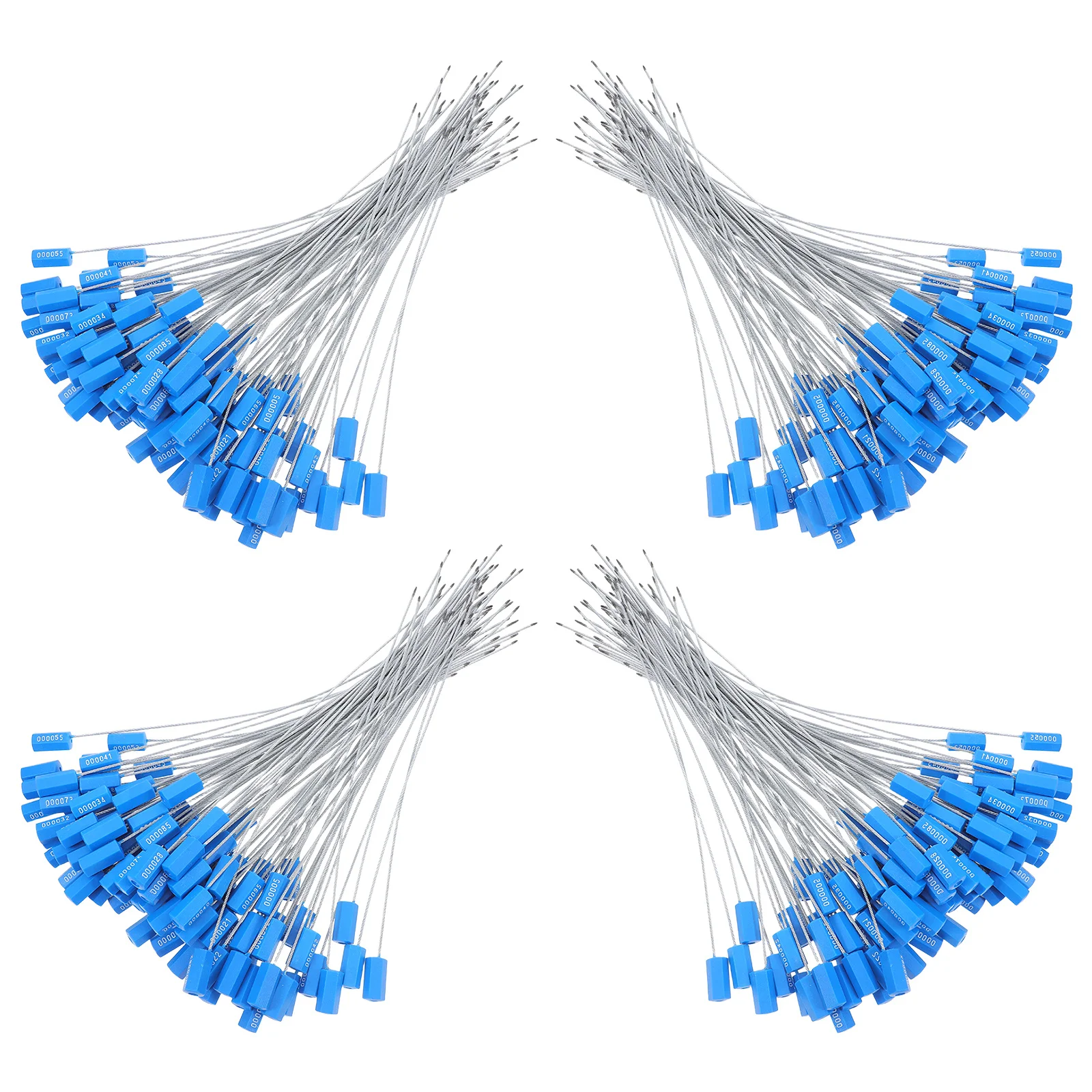 

100 шт. стальные кабельные уплотнения, защитная металлическая бирка, прецизионное уплотнение, широкая температурная совместимость, универсальные размеры кабеля