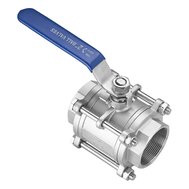 High quality industrial manual threaded end stainless steel water pipe ball valve industrial valve