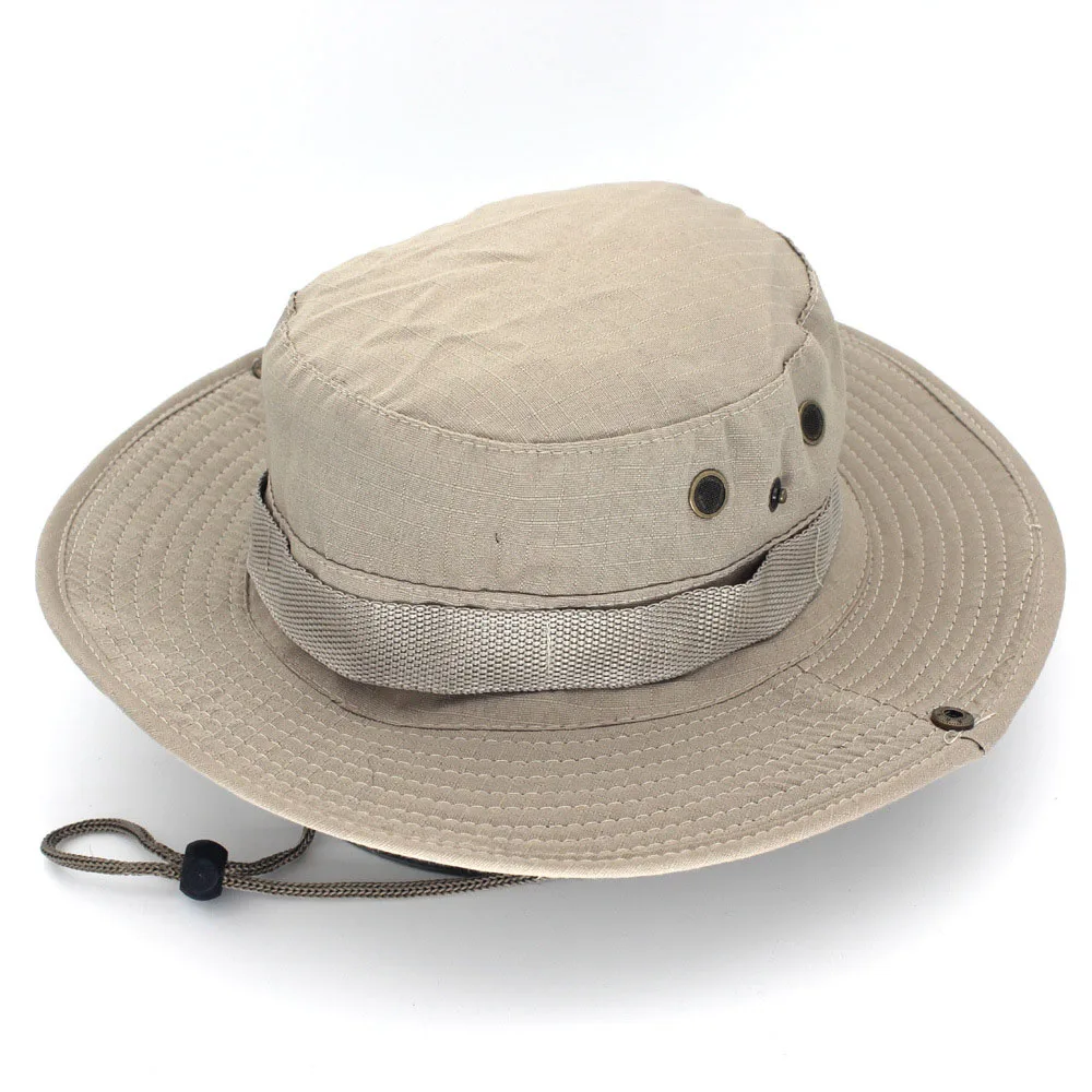 Cap Male Military Training Tactical Cap Outdoor Casual Panama Bucket Hat Hunting Fishing Climbing Travel Cap Sun Protection 2023